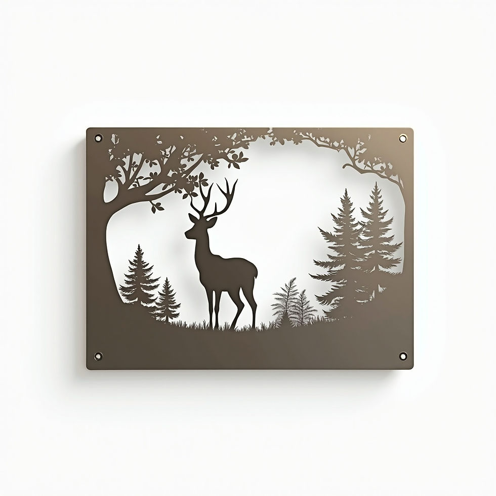 Garden Silhouette Plaque