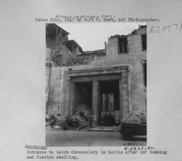 Chancellerie du Reich, Berlin, 1945