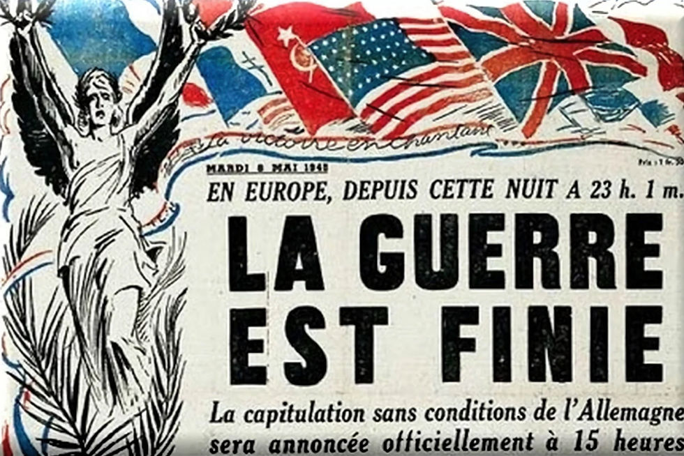 Fin de la guerre en Europe