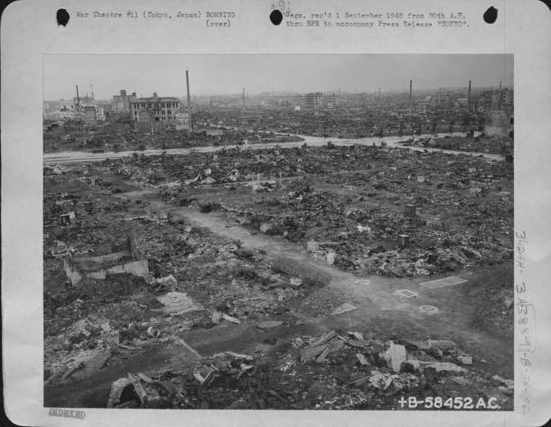 Tokyo en septembre 1945