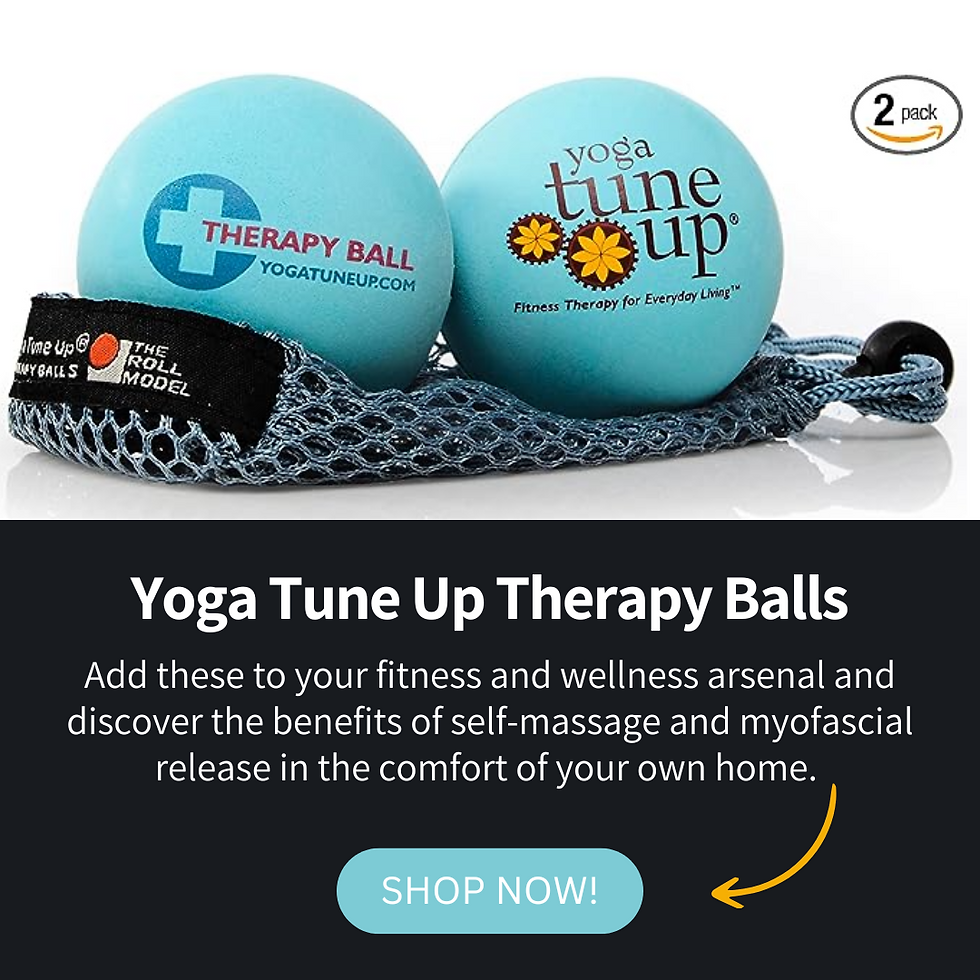 Yoga Tune Up Therapy Balls Ad