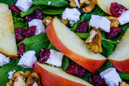 Apple and Pecan Mixed Greens: Fall Freshness on a Plate