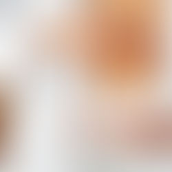 Person in a white bathrobe has hands framing their midsection, hinting at mindfulness or care. Soft lighting, serene atmosphere.