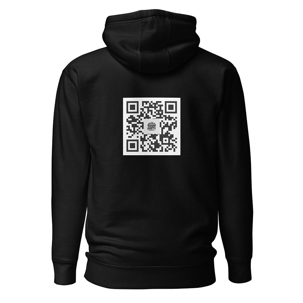 Thumbnail: The couch is dirty podcast Unisex Hoodie