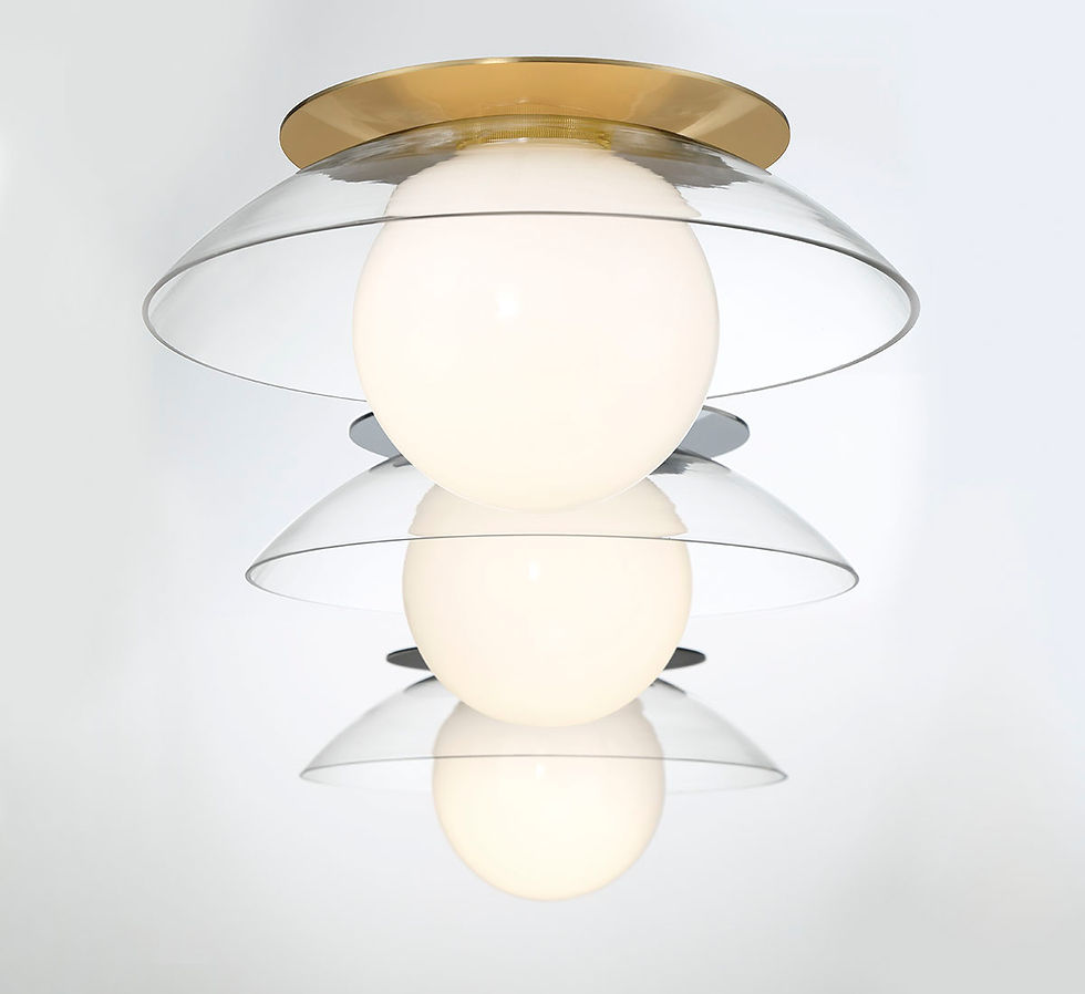 Thumbnail: ANCONA 10125, Small 1 Light Ceiling / Wall Mount