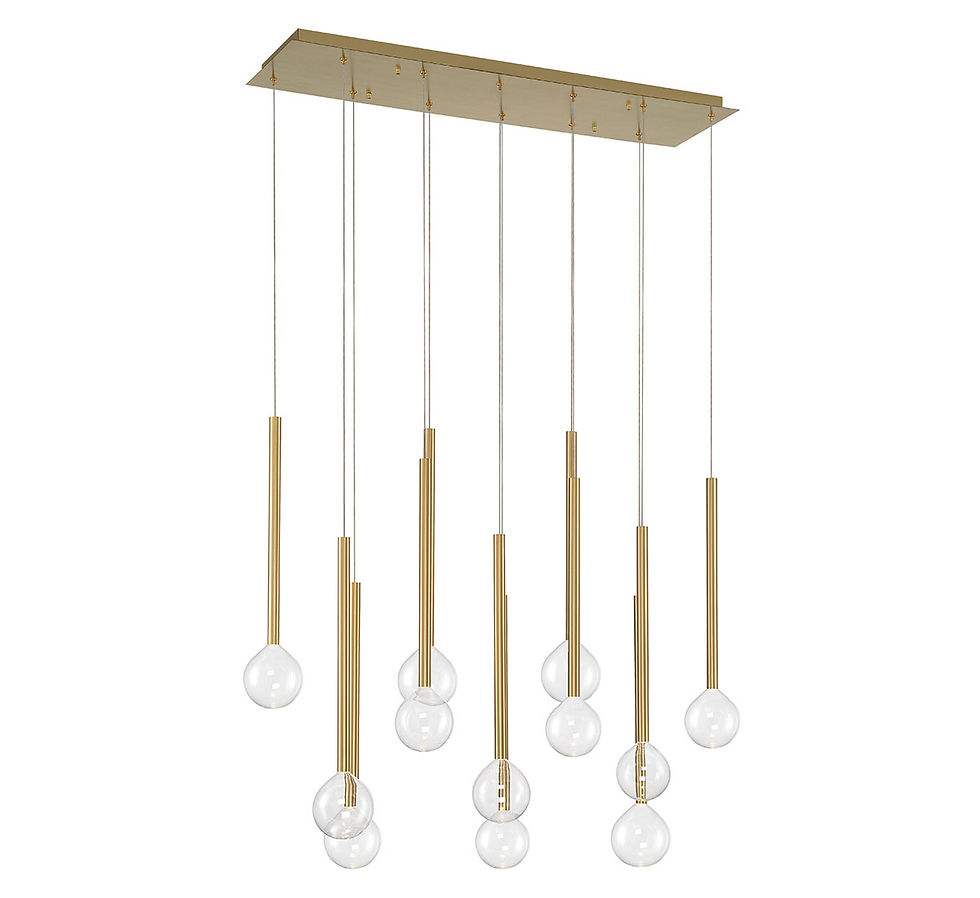 Thumbnail: POSITANO 10150, 12 Light Linear LED Chandelier
