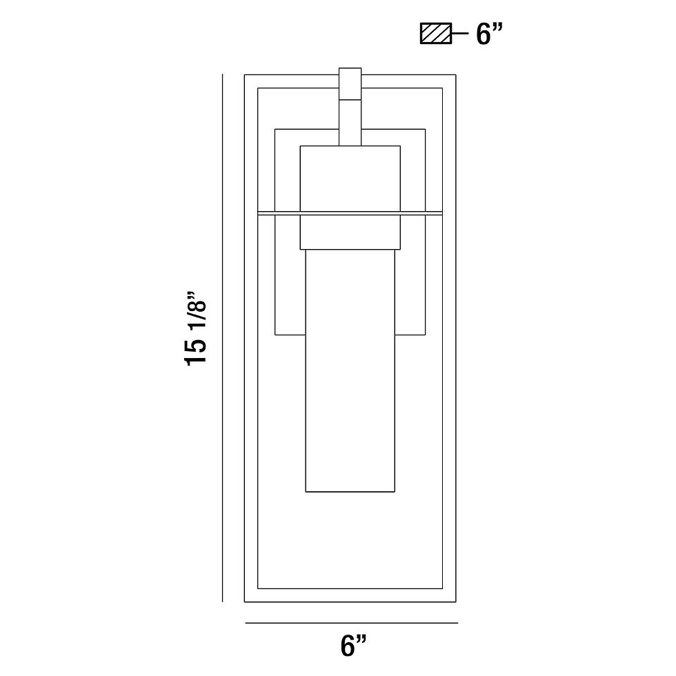 Thumbnail: 35890 LED Outdoor Wall Sconce