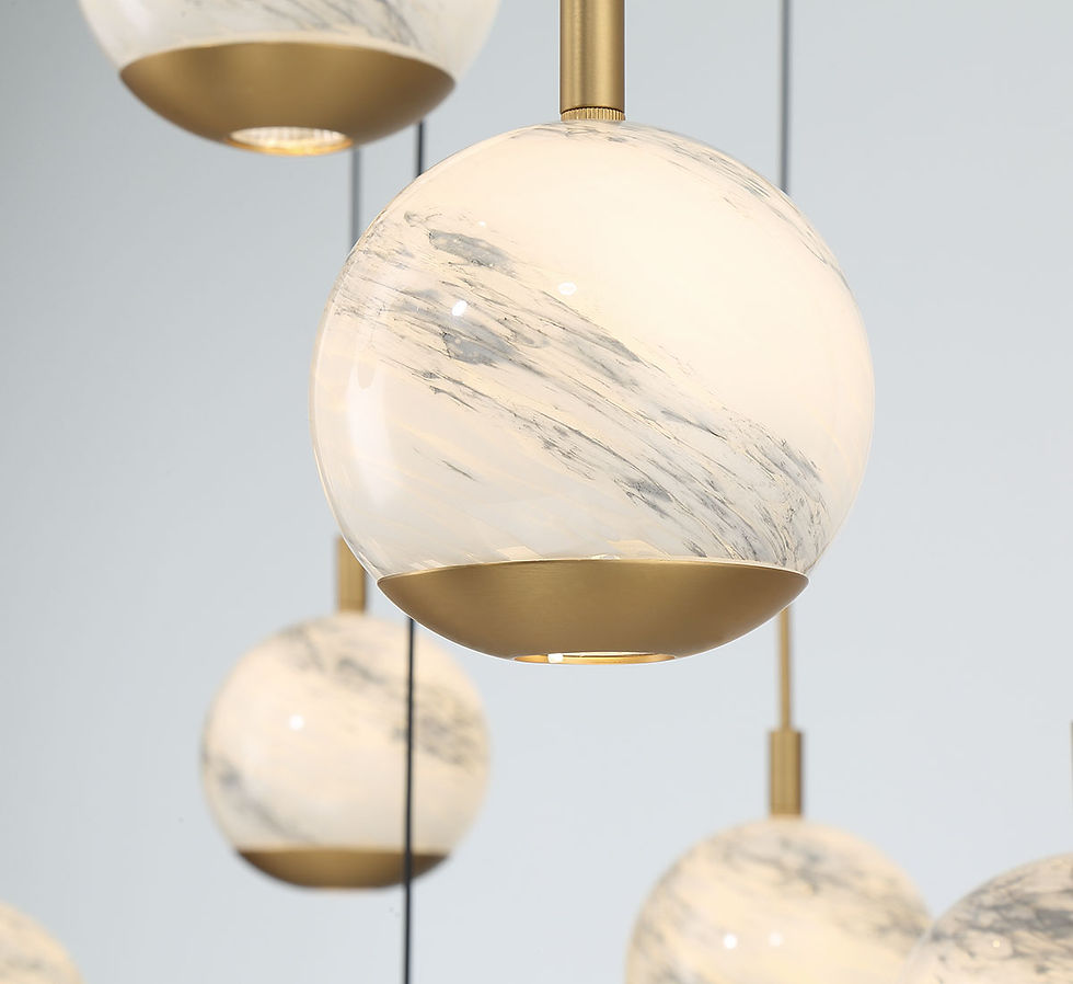 Thumbnail: BAVENO 10209-02, 14 Light Rectangular LED Chandelier