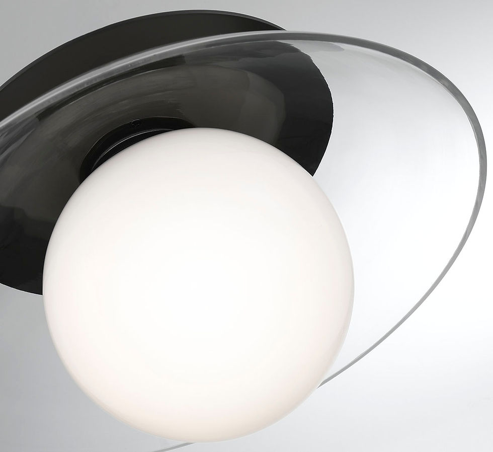 Thumbnail: ANCONA 10124, Large 1 Light Ceiling / Wall Mount