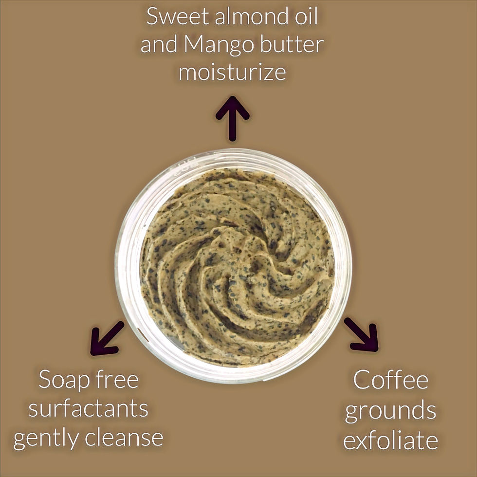 Thumbnail: Love and Lather Foaming Scrub "Wake me up" with Coffee grounds