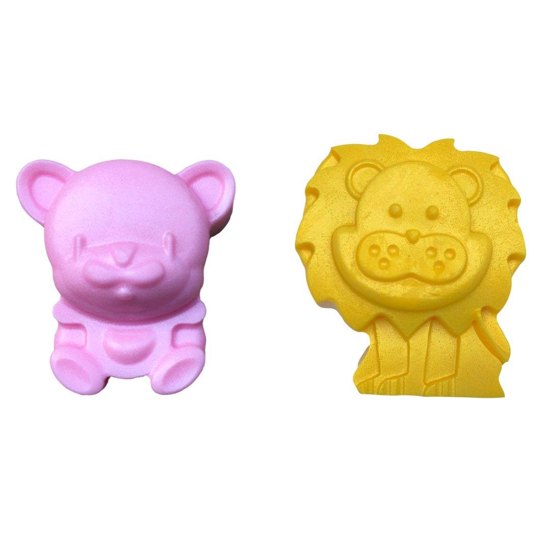 Combo Pack of Lion and Teddy Soap - 100 gm each