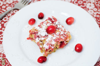 Coconut & Cranberry Cake
