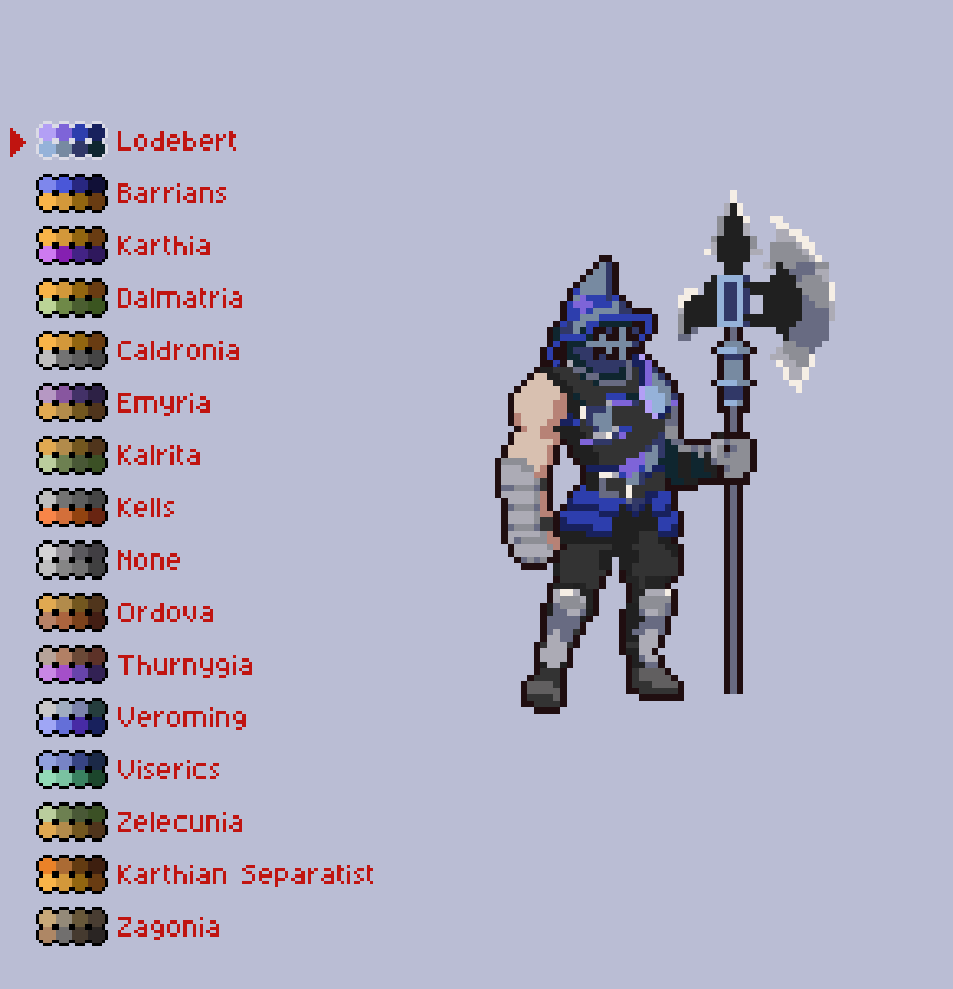 Nation Color Palettesse