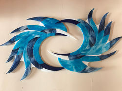 Icarus Fused Wall Art Commission | Thal Glass Studio