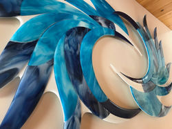 Custom Fused Glass Wall Art