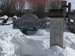 Custom Glass & Metal Residential Sign | Jackson Hole