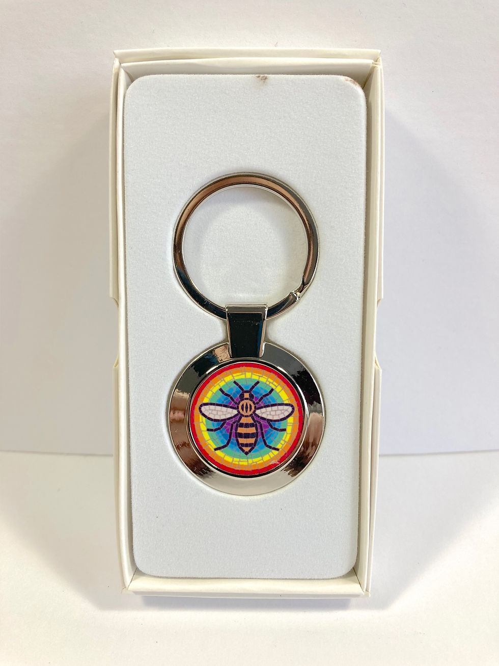 Thumbnail: Coloured Bee key ring