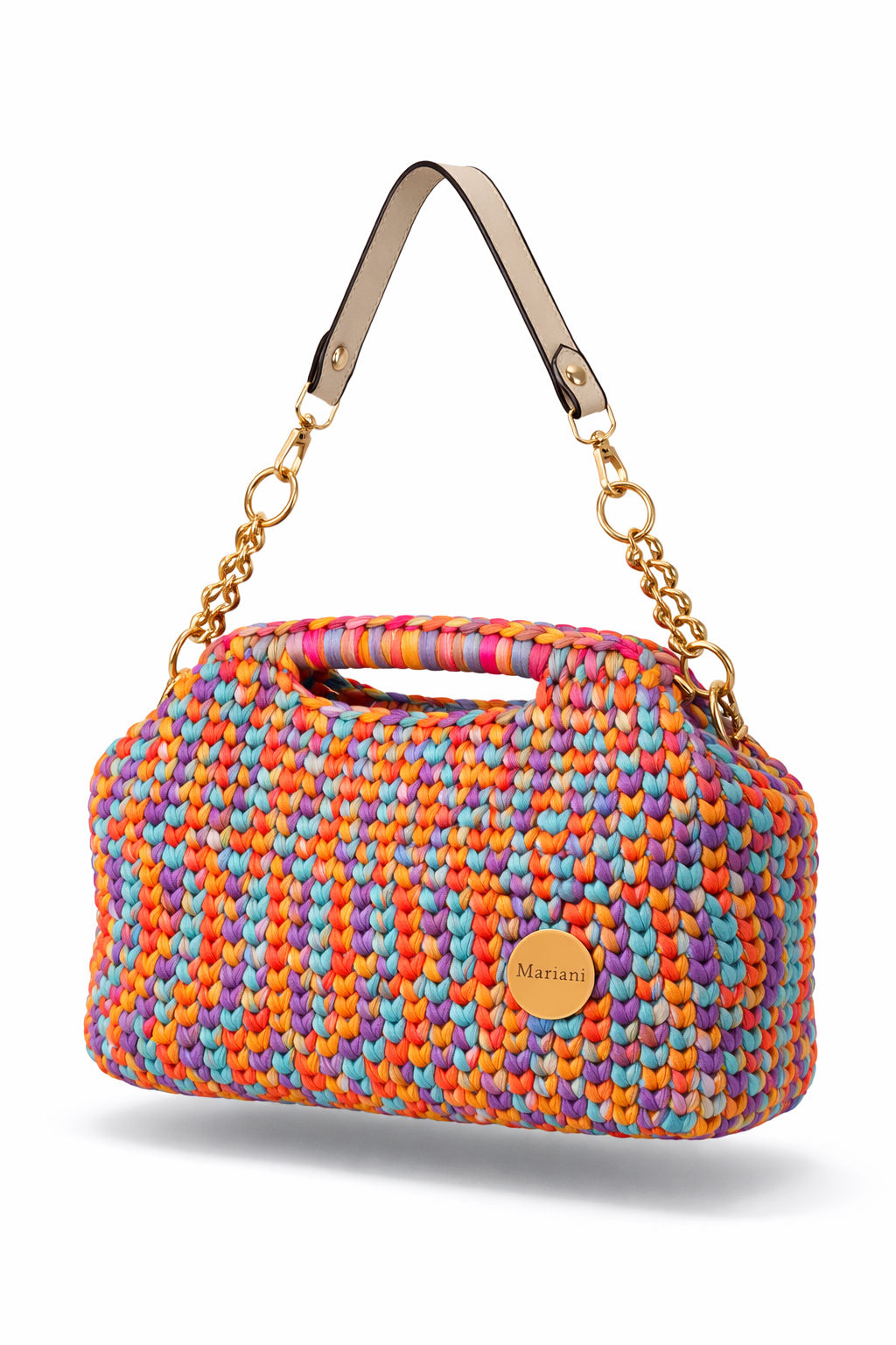 Clutch - Candy Pop - Handgemachte Häkeltasche Bunte Clutch