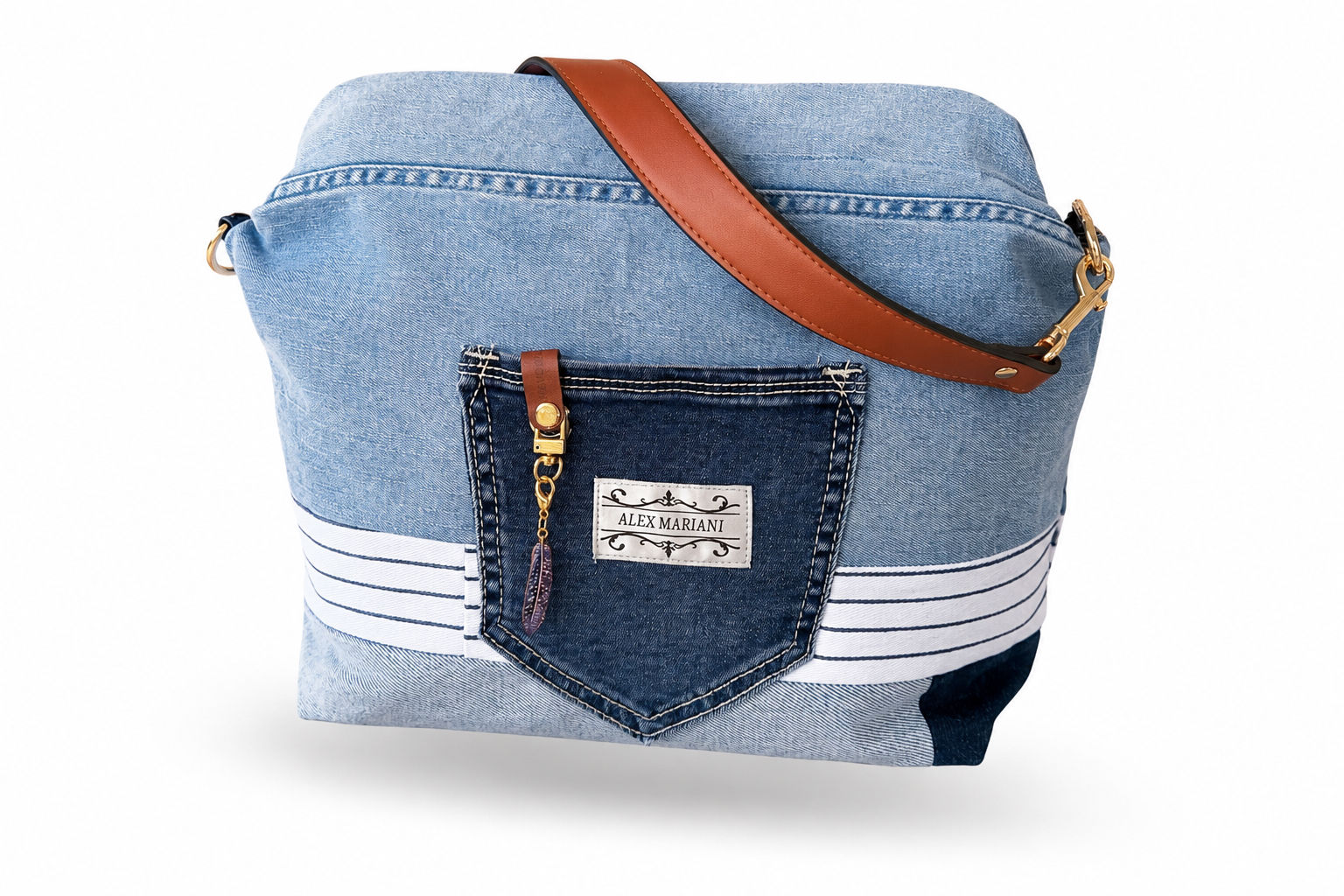 Jeans-Bag Marina Bleu