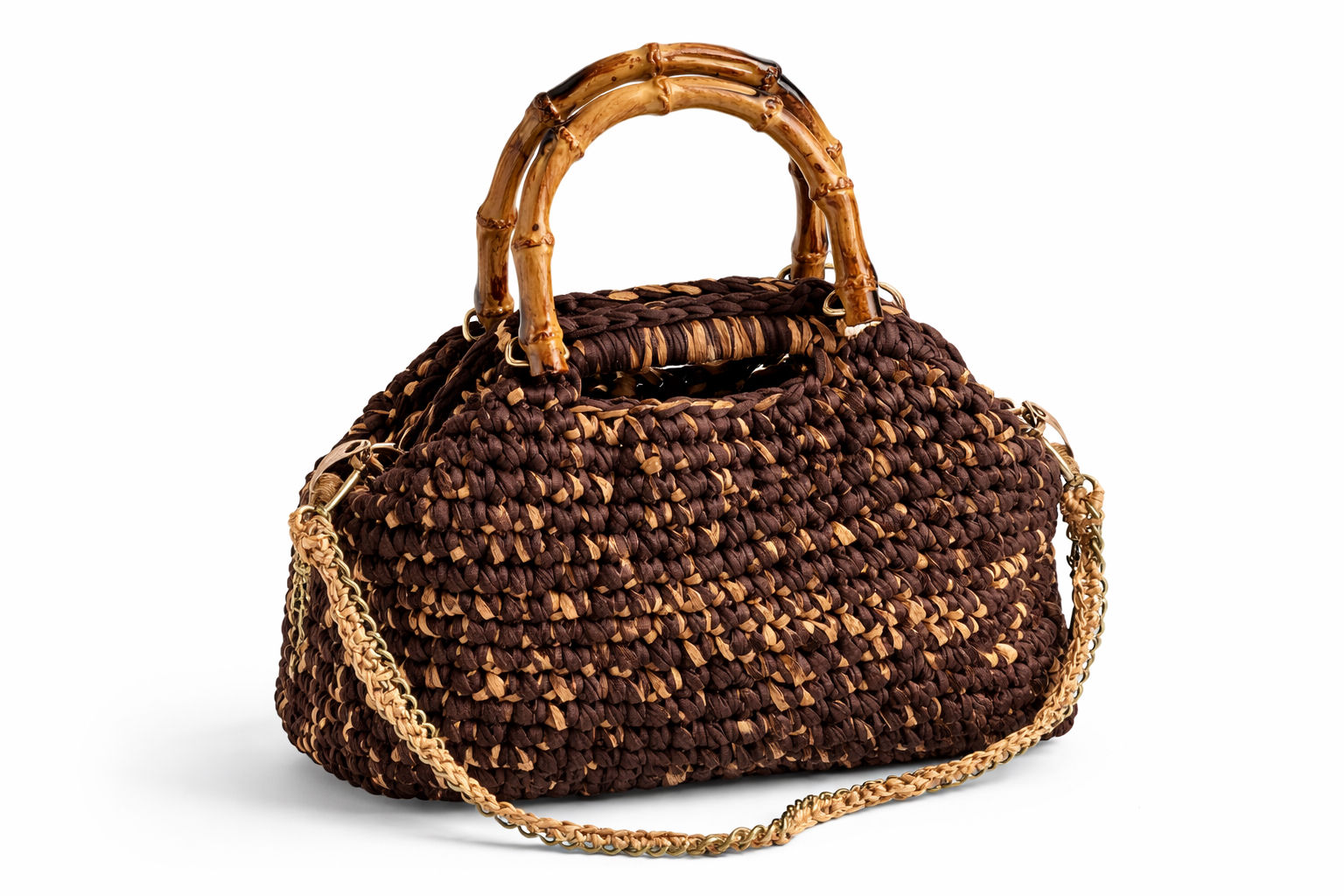 Safari Chic – Handgemachte Häkel Tasche