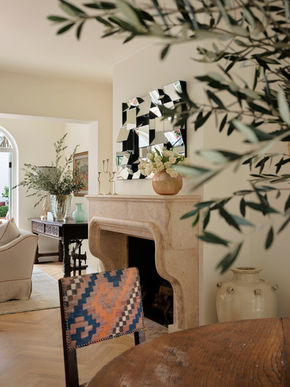 FrenchProvincial_Country_Style_StoneFireplace_Mantels_RichardEllisDesign_Collection