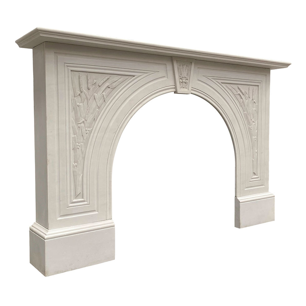 Thumbnail: Bulrushes Antique • White Statuary Marble