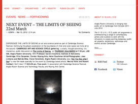 The Limits of Seeing for Visualise