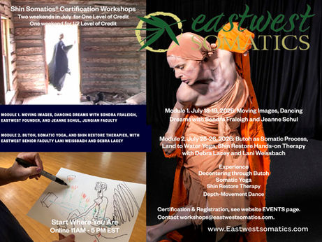 Dancing Dreams, Moving Images, Butoh as Process. All online two weekends in July