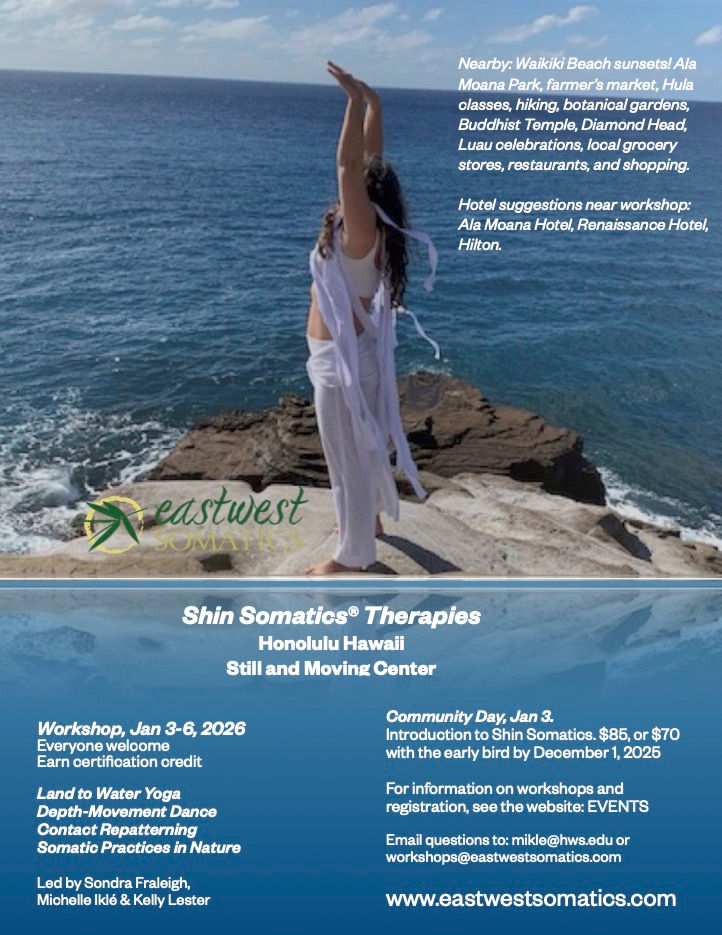 Aloha, Join Eastwest Somatics in Hawaii, January 3-6, 2026