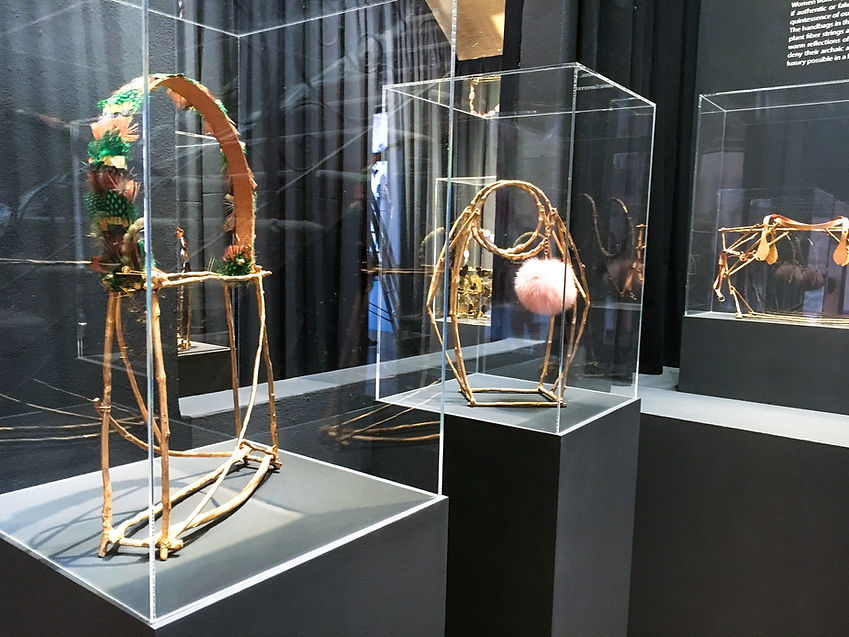 The Objects of Desire, site-specific installation by Beatriz Gerenstein presented during the 57th Venice Biennale at the European Cultural Centre. Seven handcrafted bronze sculptural handbags explore desire, femininity, identity, luxury, and contemporary consumer culture.