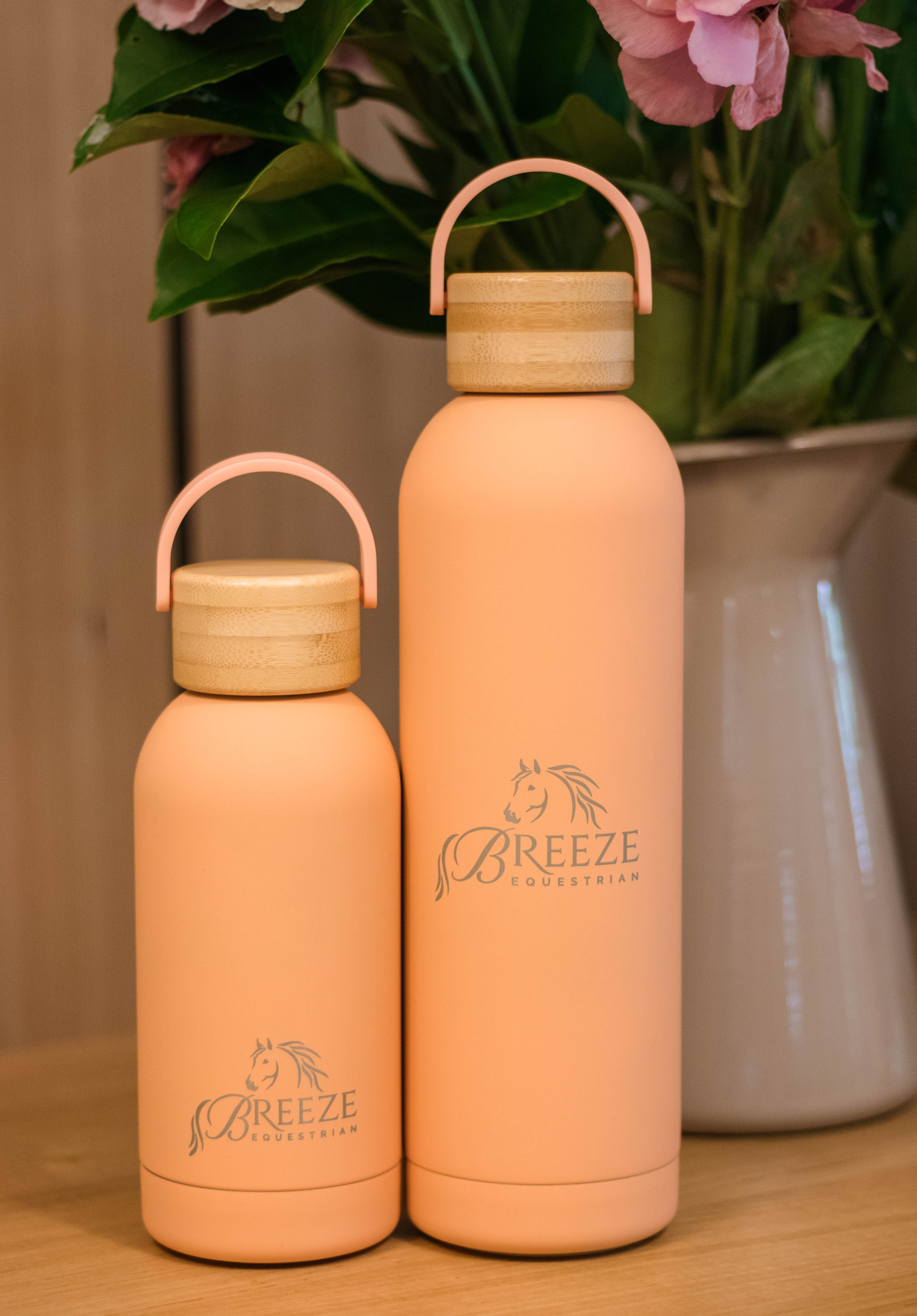 Stainless Steel Drink Bottle - Peach