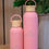 Thumbnail: Stainless Steel Drink Bottle - Coral Pink