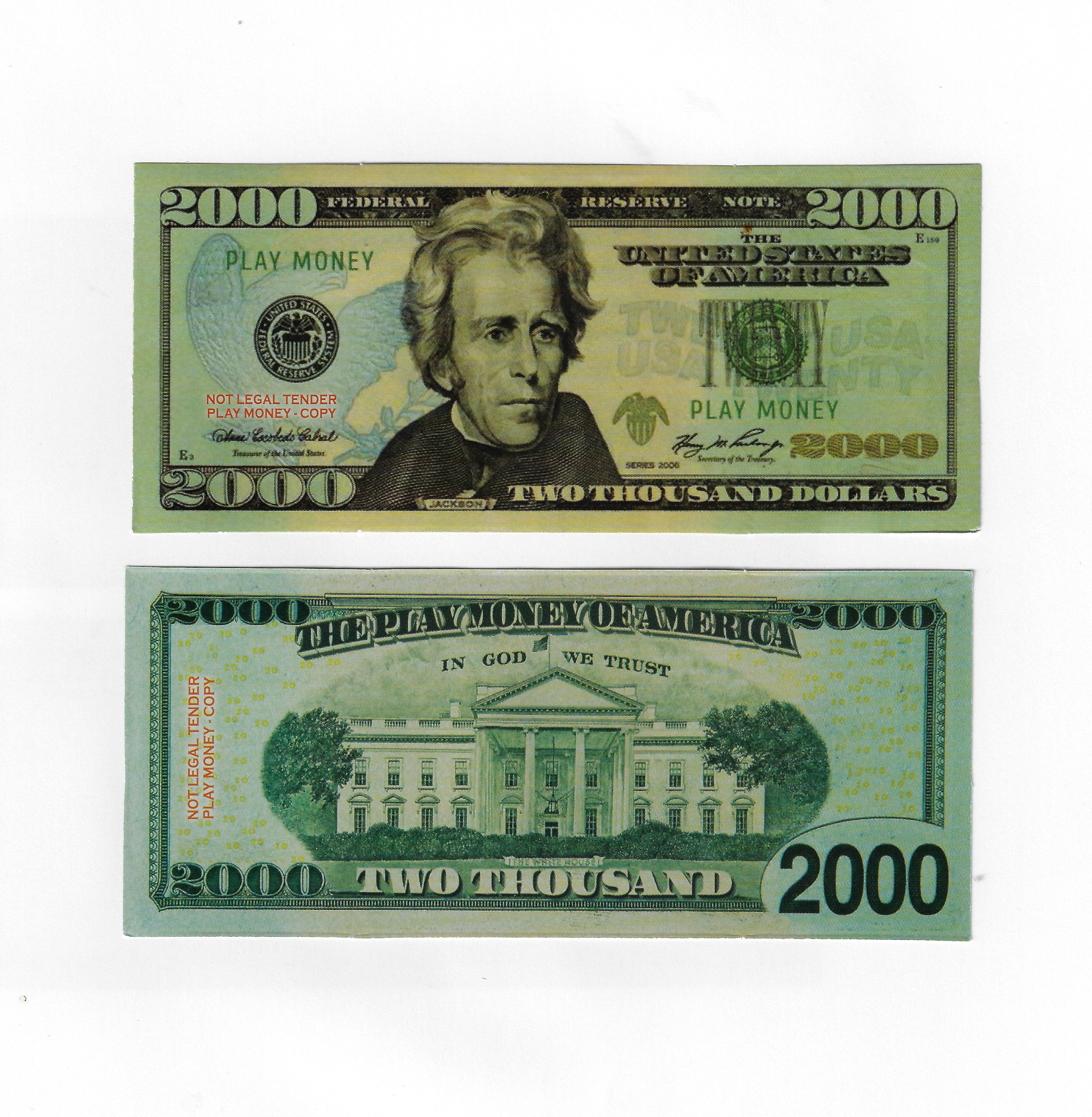 prop fake play money usa bundle 500 1 000 2 000 dollar bil custom toys hobbie