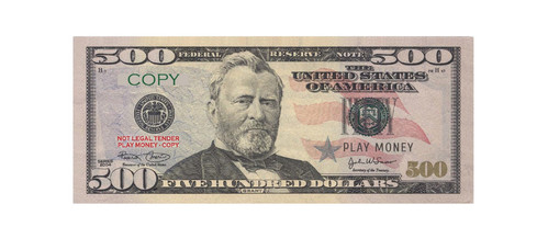 play copy money for kids 20 pieces 500 dollar bills 2 sided full print f custom toys hobbie
