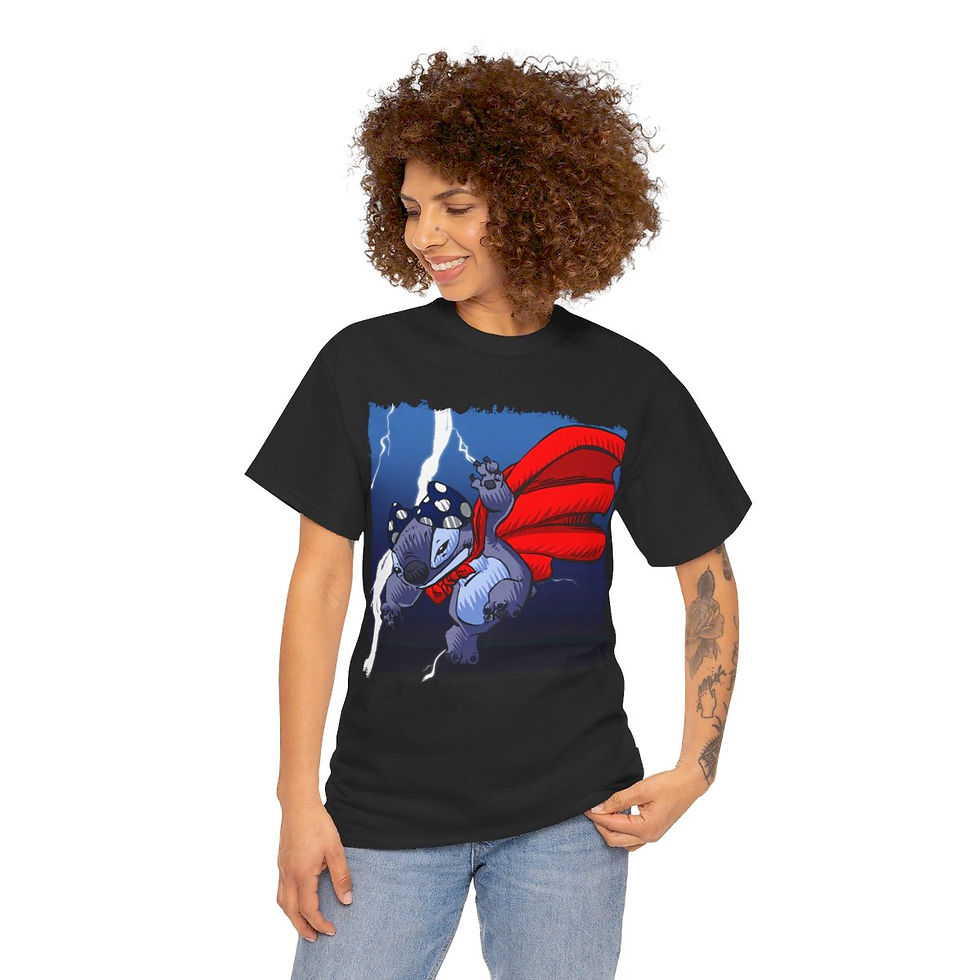 Thumbnail: Superhero Stitch Unisex Heavy Cotton Tee