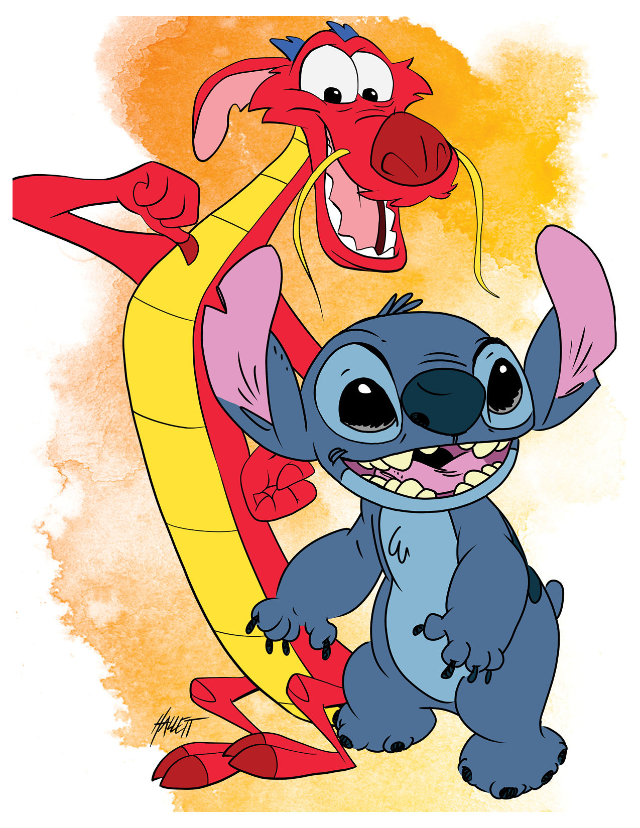 Stitch and Mushu