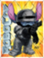 Stitch as Robocop