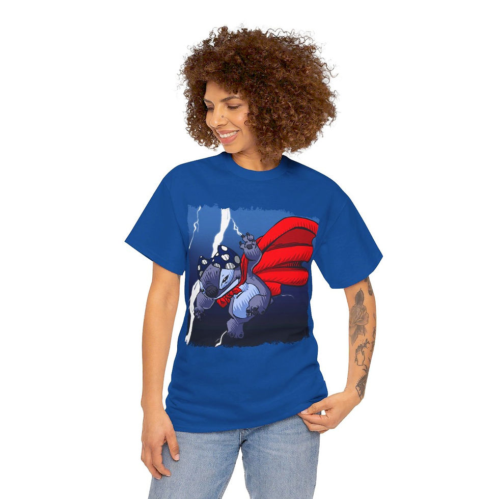 Thumbnail: Superhero Stitch Unisex Heavy Cotton Tee