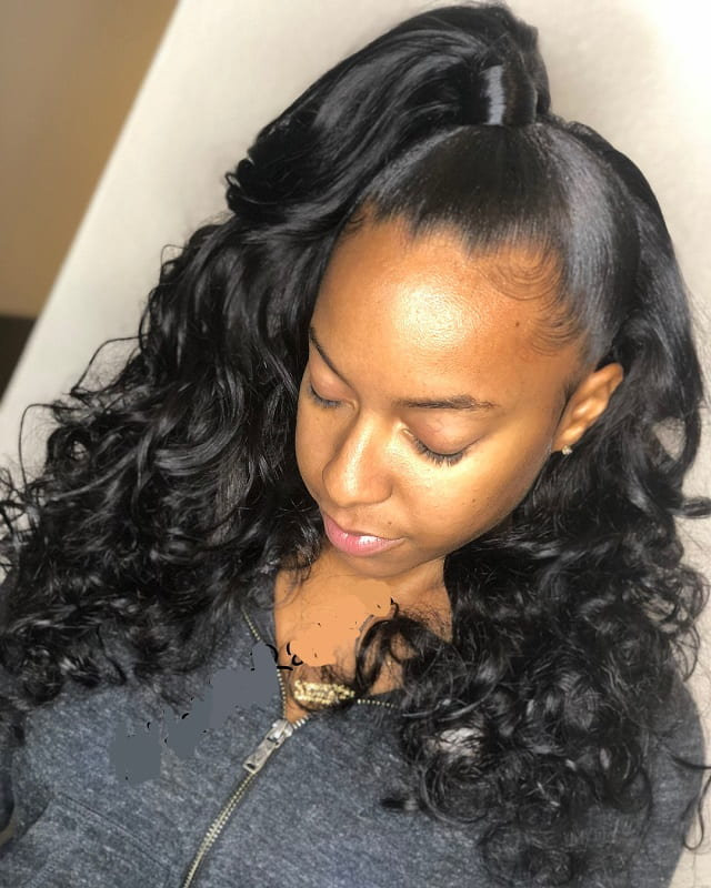 Half Up Half Down Weave Beautress Half Up Half Down Weave Beautress