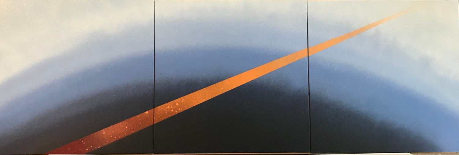 Shooting Star, Orange, Triple