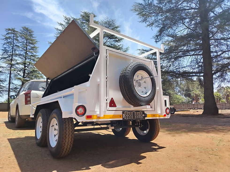 Thumbnail: 2.4 Custom build Toolbox Trailer in White