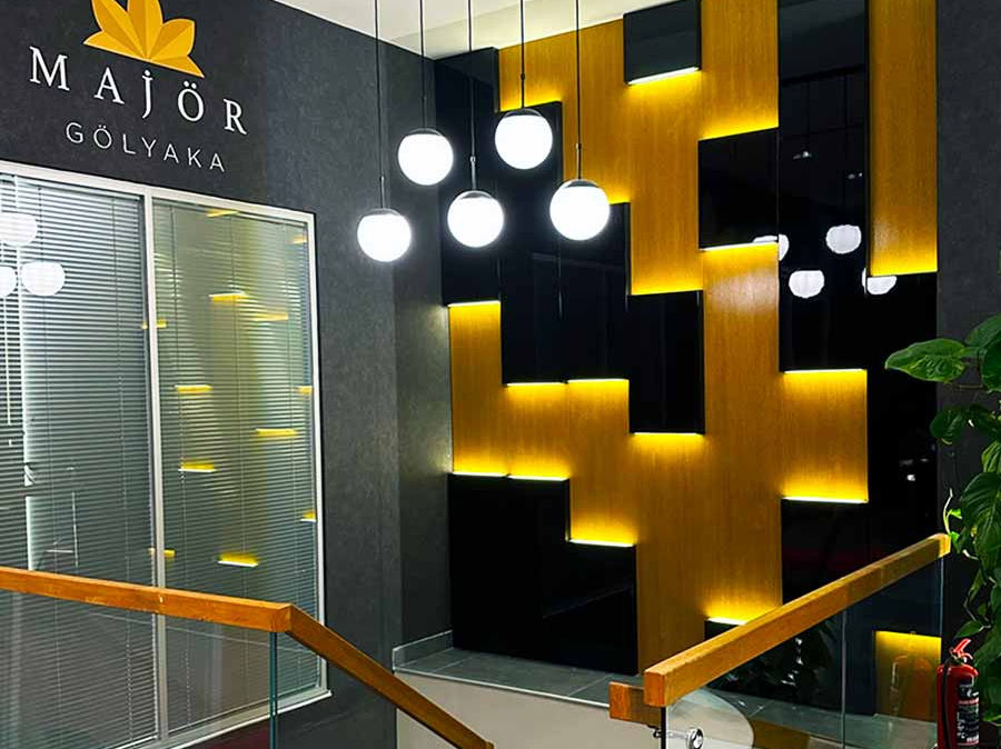 Majör Gölyaka Satış Ofisi Tasarımı. Ticari Alan tasarımları. Divit Mimarlık.