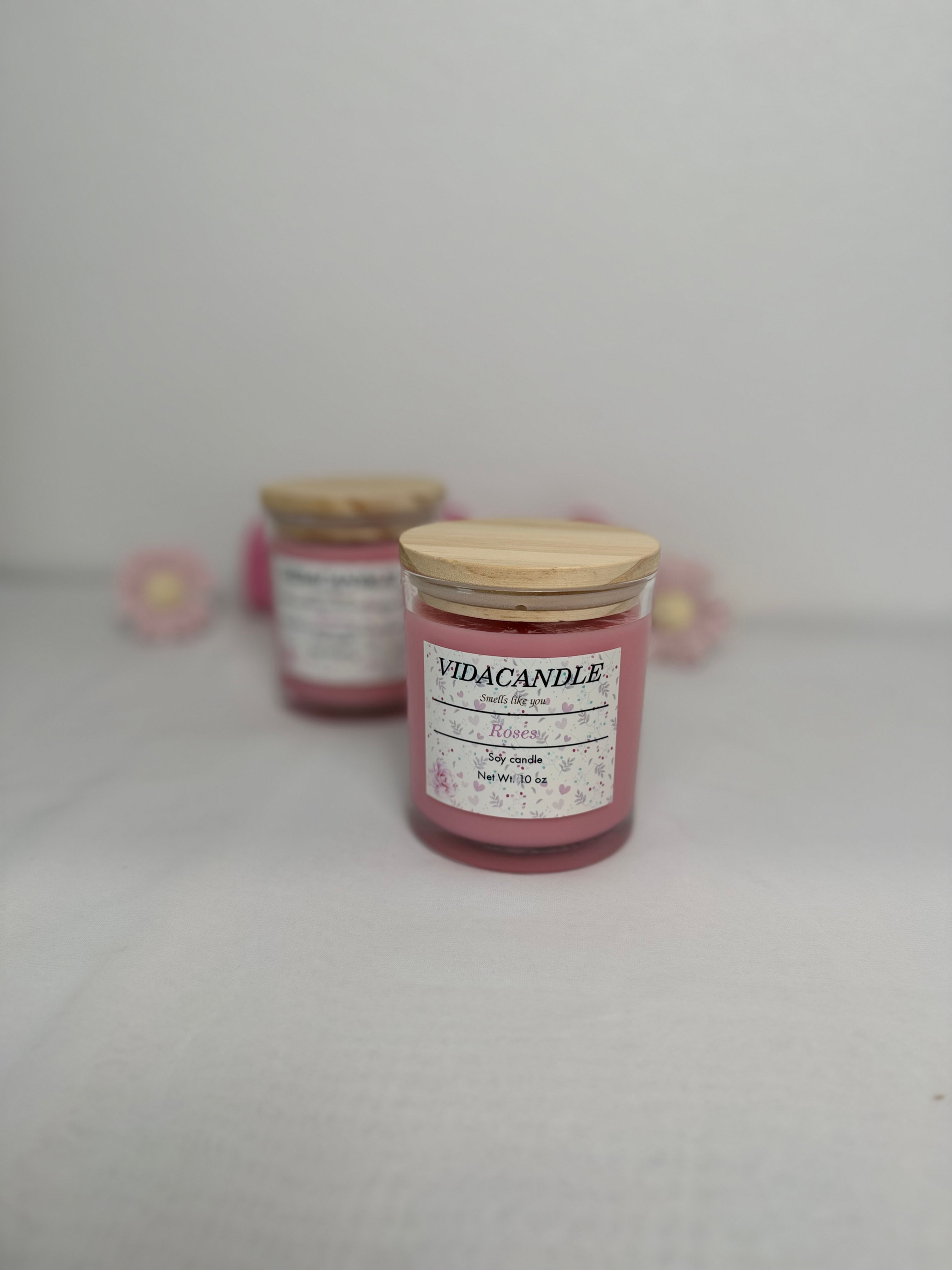 Vela aromática “Roses” – VidaCandle