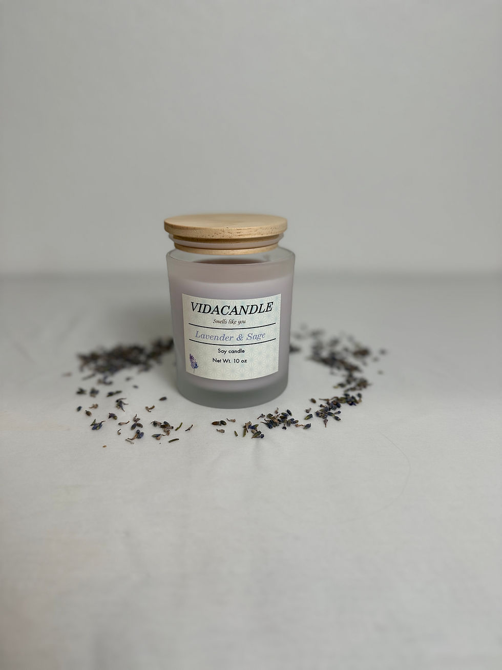 Miniatura: Vela aromática "Lavender & Sage” - VidaCandle