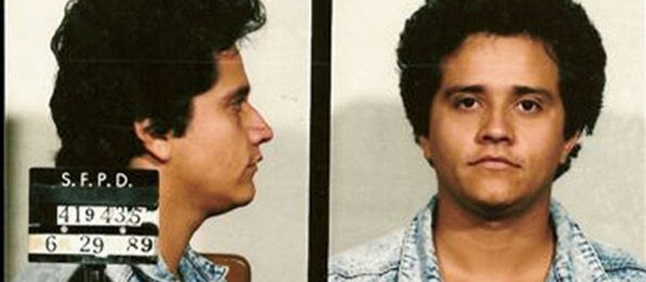 mugshot of el mencho from 1989; san francisco police department