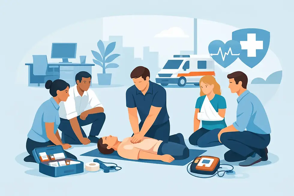 Onsite First Aid Training UK for Teams
