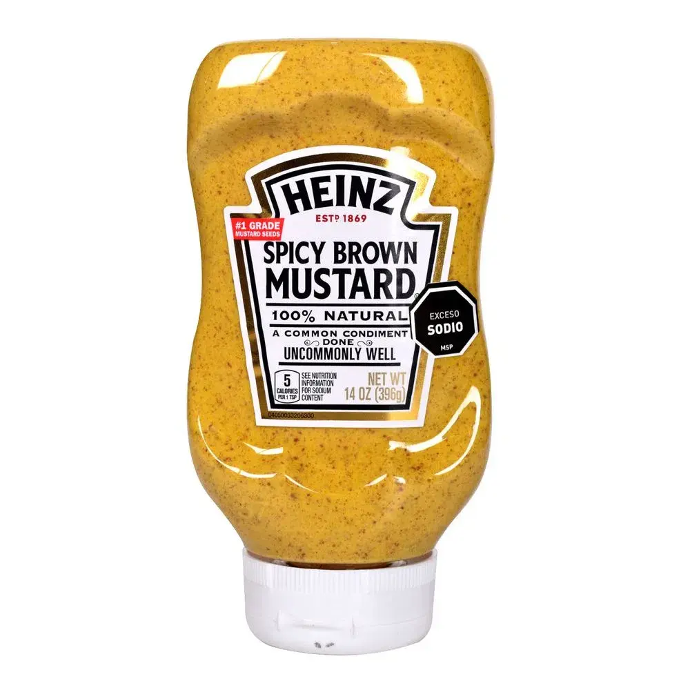 Mostaza Heinz Spicy Brown 396g