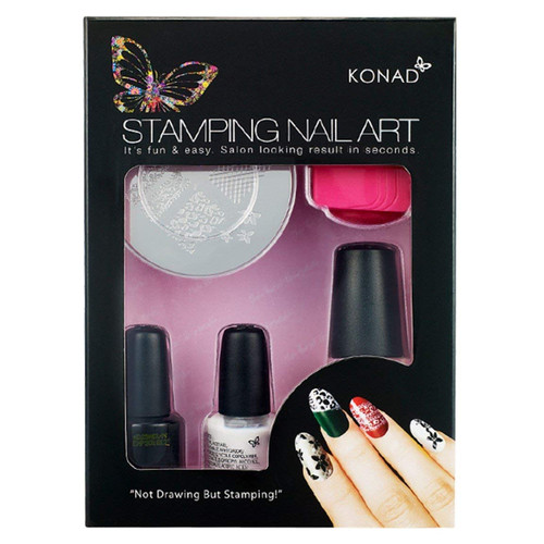 Amazon Com Konad Stamping Nail Art Premium French Set By Konad Beauty