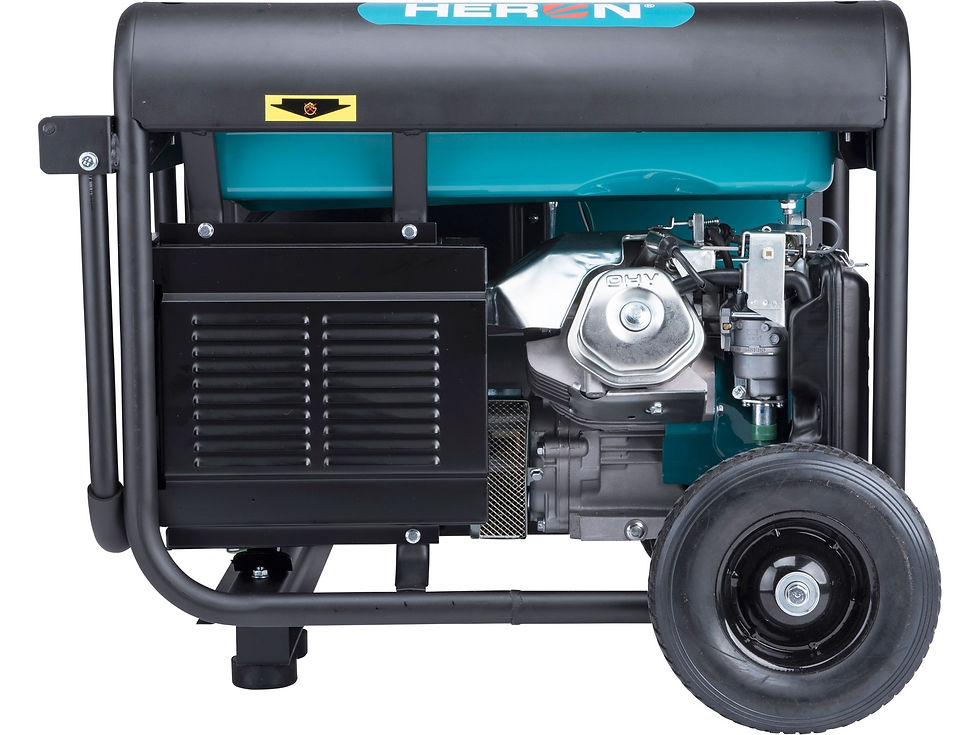 Miniatura: Elektrocentrála benzínová 13HP/5,5kW/6,8kVA (400V), 2x2,2kW (230V), elektrický s