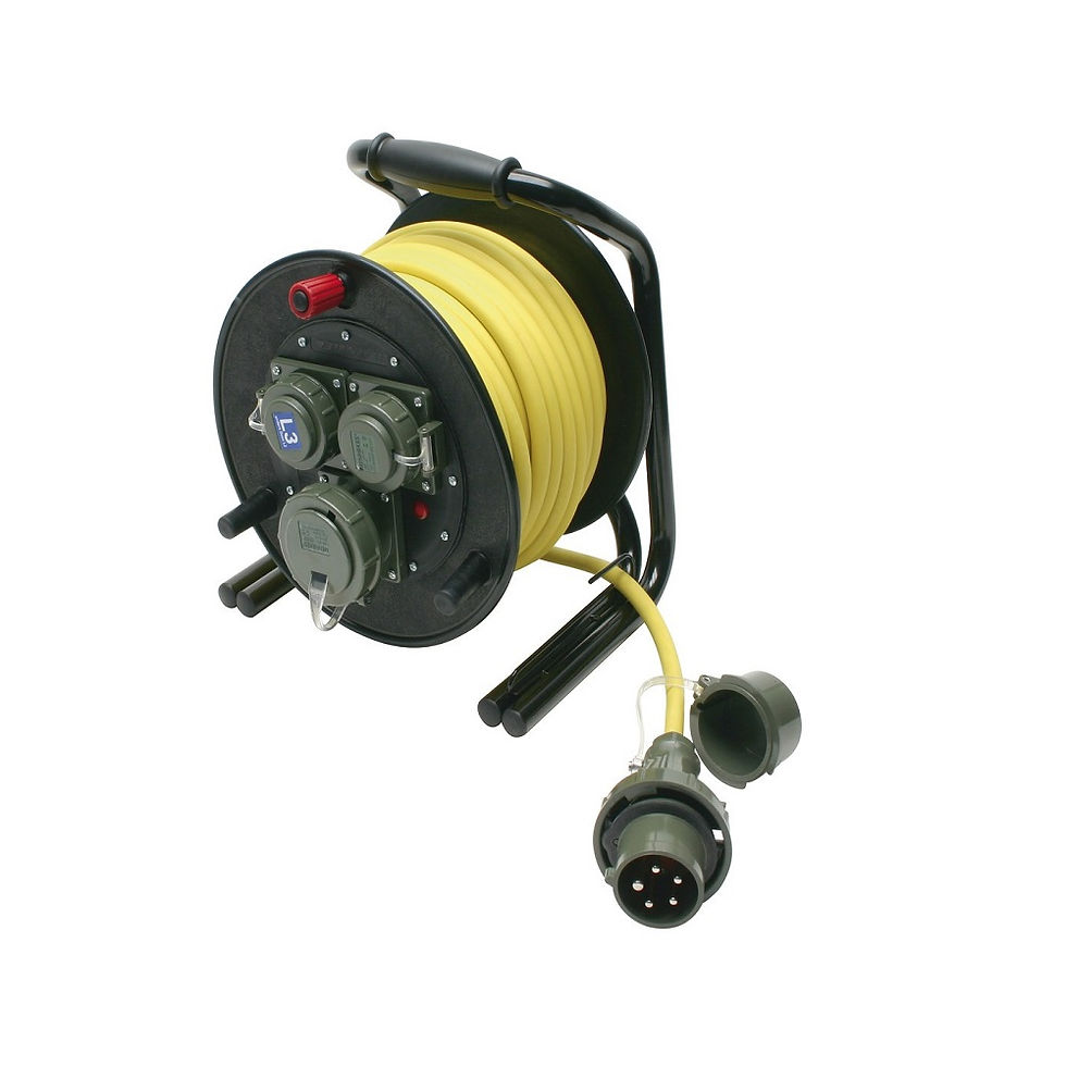 Prodlužovací kabel - buben 25m 400V - 230V DN